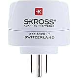 SKROSS | 1.500203-E | Europe to USA | Internationaler Reiseadapter von Europa nach USA - Shuko oder Europäischer Stecker, USA