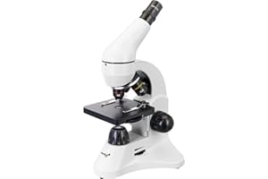 Levenhuk Rainbow 50L Moonstone Edukacyjny Zestaw do Eksperymentów z Przenośnym Mikroskopem o Powiększeniu 800x, Ilustrowanym Przewodnikiem, Preparatami, Narzędziami Naukowymi i Futerałem (EN)