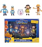 Multipack van 6,3 cm grote, beweegbare figuren geïnspireerd op de Dog Man- film – Inclusief Dog Man, Lil Petey, Petey, Grandpa en 80-HD – Officieel gelicentieerd door Jakks Pacific