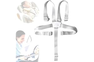 WEILONGB Hauck Hochstuhl Zubehör,Hauck Hochstuhl Gurt,5 Punkt Gurt Sicherheitsgurt Hochstuhl Multifunktional Kinderschutzgurt Hochstuhl Gurt für Buggy, Kindersitz, Kinderwagen und Hochstuhl