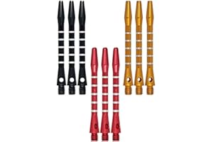 HRLORK Darts Shafts Darts Stems 45MM Aluminium Shafts Multiple Metal Stems Professional Darts Accessories 2BA Shaft