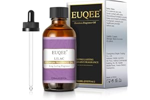 ‎EUQEE EUQEE Flieder Ätherische Öle 60ml, Duftöl Aromatherapie Flieder Öl, Ätherische Öle für Diffuser, DIY Kerzen und Seifenherstellung