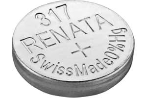 ICHOOSE LIMITED Confezione di batterie a bottone | litio 3 V | per orologi, torce, chiavi auto, calcolatrici, macchine fotografiche, ecc. 317 (SR516SW)