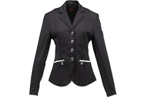 KERBL Covalliero Turniersakko Jacket Samantha für Damen und Kinder schwarz Turnier