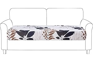 NIBESSER Copriseduta Divano Elasticizzato Fodera per Cuscino del Divano Universale Antimacchia Lavabile 1/2/3 Posti Copricuscino per Divano Morbido con Elastico(Foglie di Acero，2 Posti)