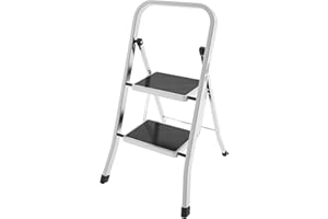 CILVANI SRL CILVANI Sgabello in acciaio laccato con 2 gradini antiscivolo