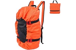 Huairdum Bolsa para Escalada en Roca, Kit a Prueba de Agua para Cuerdas para Escalada Bolsa para montañismo Plegable Correa para el Hombro Mochila para Acampar al Aire Libr