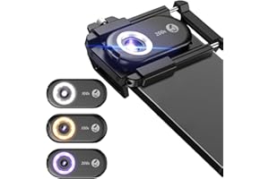 APEXEL 3in1 Microscope Telephone Portable,100-200X téléphone Microscope pour Smartphone,Explorez Le Monde microscopique avec Le pour Smartphone