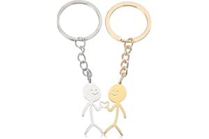 Ouligay 2 Stück Paare Schlüsselanhänger für Paare Mutter Freundschaft Geschenk, Partner Beste Freundin Mama Geburtstagsgeschenk Herz Pärchen Schlüsselanhänger Paar für Jahrestag Valentinstag Muttertag