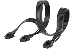 YIEJOYA Cavo adattatore di alimentazione PCI-e 8 pin maschio a doppio 8 pin (6+2) maschio per EVGA Cavo di alimentazione modulare per scheda grafica 8 pin Splitter