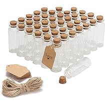 BENECREAT 16pcs Bouchons de Liège Coniques en Bois, Bouchons en Bois