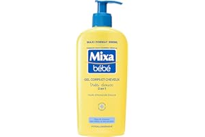 ‎MIXA Mixa Bébé Gel sehr weich, 2-in-1, Körper und Haar, 300 ml, 300 ml