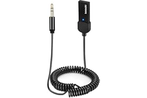 YEECKA 5.4 Aux Bluetooth Auto, Ricevitore Bluetooth Aux per Car Chiamate in Vivavoce e Musicale Wireless, Ricevitore Blue-tooth Auto Compatibile con Impianti Audio, Altoparlanti, Amplificatori, Smartphone