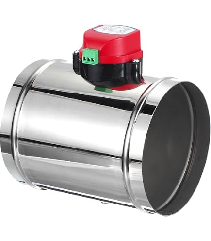 Elektrische Drosselklappe Für Lüftung – DC12V/24V, Durchmesser 150 Mm, Höhe 190 Mm (1 Stück)