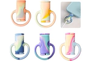 DUTIFUL Datenkabelschutz 2 in 1 Datenkabel Schutzhülle Silikon Datenkabelaufwicklung Universelle Bruchsichere Datenkabelabdeckung für Handy Ladegeräte Kabel Winder Schutz Werkzeug