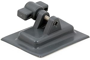 wellenshop Halter für Sonnenverdeck für Schlauchboot. Wird aufgeklebt. Mit Gabelgelenk und Bolzen.