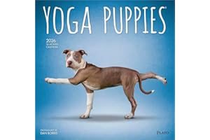 Yoga Puppies – Welpen Yoga 2026 – 16-Monatskalender: Original BrownTrout-Kalender [Mehrsprachig] [Kalender] (Wall-Kalender)