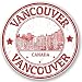 Produktbild 2 x Vancouver Kanada Vinyl Aufkleber Aufkleber Laptop Reise Gepäck Auto Ipad Schild Fun # 4321 - 10cm/100mm Wide