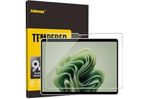Adeway Protecteur d'écran pour Microsoft Surface Pro 10/ Surface Pro 9/ Surface Pro 8/X 13 pouces, dureté 9H, HD Clear, anti-rayures, haute sensibilité 2024