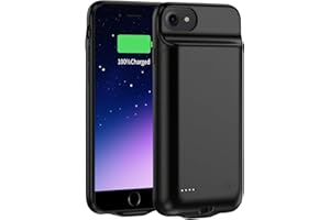 MIGAFEI Batteriegehäuse für iPhone 6/6s/7/8/SE (2020/2022) 4,7 Zoll, 6800 mAh tragbares Ladegerät-Hülle, wiederaufladbarer Akku, erweiterter Akku