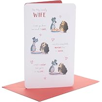 Hunts England 15. Hochzeitstag Karte – „To My Wonderful Wife“, 148x148 Mm, Blanko Innen