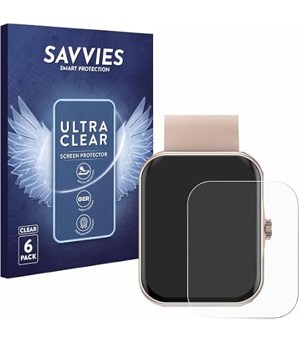 6 Films Protecteurs D'Écran Pour Smartwatch CASCHO 1.91" T60 - Protection Douce Anti-Rayures