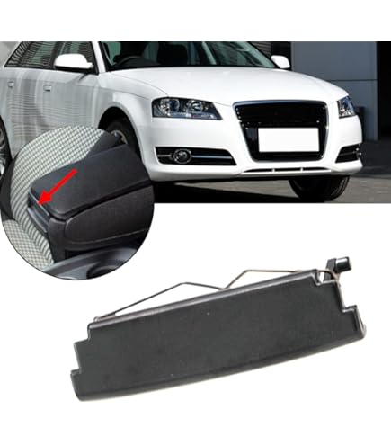 Inovey Armlehnen Abdeckung Für Audi A3 S3 2004-2013 - Leder Grau
