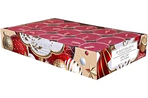 ‎PAJOMA pajoma® Teelichte 30 Stück, Apfel-Zimt | Duft-Teelichte in Aluminiumhülle, Brenndauer ca. 4 Stunden - Höhe 1,5 cm ø 3,5 cm | Premium Qualität | Deko, Gastronomie, Outdoor, Party, Windgläser, Hochzeit