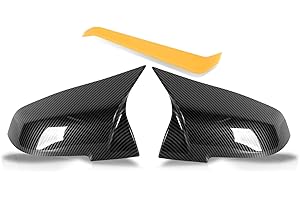 WODHMIEY Tapas de retrovisor Compatible con Serie 1 2 3 4 F20 F22 F23 F30 F31 F32 F33 Carcasa Espejo retrovisor (Fibra Carbono)