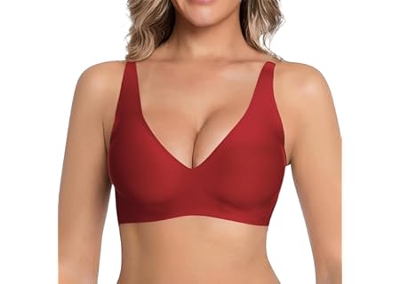 Jelly BH för kvinnor trådlös sömlös BH push-up leopardtryck behåar komfort sömn bralettes t-shirt BH - Amazon Deal & Rabatt