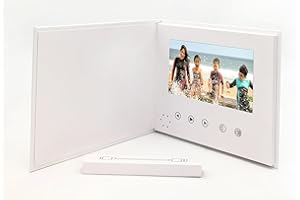 Talking Print 7" IPS Image & Video Book A5 Hard Backed Digital Photo Video Frame Brochure - 4GB/4 Hour Video