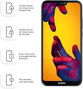 Huawei P20 Lite Smartphone 5 84 Zoll Midnight Black Amazon De