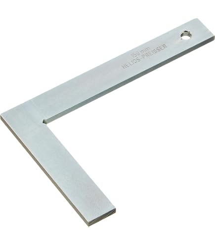 Produktbild von CNC Haarwinkel 150x100 Mm – Präzisionswinkel DIN 875/00, INOX Gehärtet, Mattverchromt