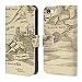 Produktbild Offizielle British Museum Karte Von Sardinien Bilder Und Objekte Brieftasche Handyhülle aus Leder für Apple iPhone 5 / 5s / SE