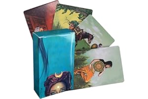 OGLYMRA Jeu de tarot pour débutants, Light Seer Tarot, jeu de tarot de 78 cartes, jeu de tarot avec guide, idéal pour jouer en groupe