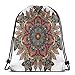 Produktbild Juziwen Printed Drawstring Backpacks Bags,Ethnic Mandala Design Asian Unifying Centre Eastern Religion Sign Pattern Print,Adjustable String Closure