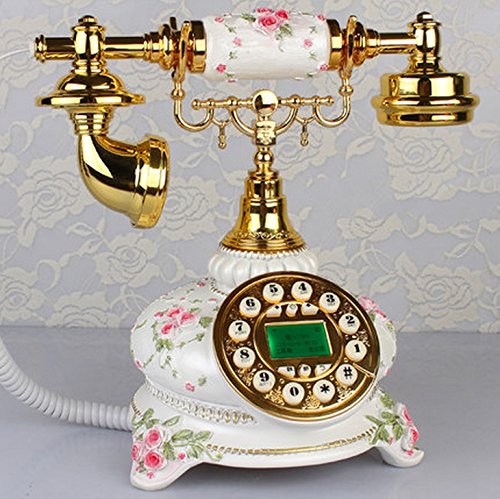 spécifications Carte sans fil de style européen antique téléphone Ménage Téléphone fixe Bureau Retro Pastoral Phone Fashion Creative Téléphone ( couleur : N ° 4 )