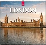 London 2016: Original Stürtz-Kalender - Mittelformat-Kalender 33 x 31 cm [Spiralbindung] by 