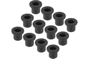 QUARKZMAN 20pz Occhielli in Gomma Diametro Montaggio 9mm ID 5mm H 11mm Guarnizioni Nere Protezione Passacavi in Gomma per Cavi Tubi