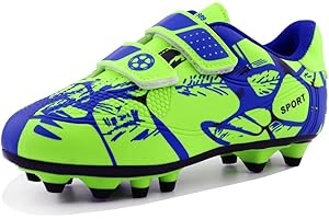 AQTDUAJ Fussballschuhe Kinder Fußballschuhe Jungen Mädchen Soccer Trainingsschuhe rutschfest Turnschuhe Unisex 28-37