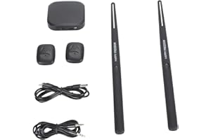 LVIFLOAE Batteria Virtuale Batteria Elettronica Ad Aria Include Bacchette Batteria Elettronica Vr Portatile Con Sensore Di Movimento 3d Adatta A Principianti Bambini E Adulti Ottima Idea Regalo Per Gli Amici.