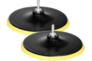 HIFROM 7-Inch/180mm Hook and Loop Backing Pad Orbital Sander Polisher Sanding Pad M14 Drill Adapter (2-Pack)