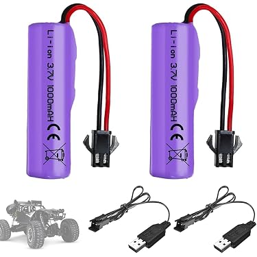 Womaqu 3S 1200 MAh Li-ion Accu – 11,1 V – Upgrade Voor 1/14 RC-auto’s Als 14431, 14412, 14411 – Snelheid Tot 68 Km/u