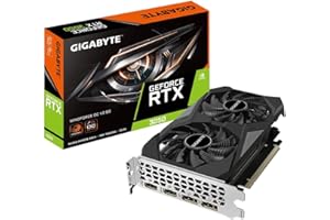 Gigabyte NVIDIA GeForce RTX 3050 WINDFORCE OC V2 6G Graphics Card - 6GB GDDR6, 96-bit, PCI-E 4.0, 1477MHz Core Clock, 2x DP 1.4, 2 x HDMI 2.1, GV-N3050WF2OCV2-6GD