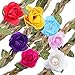 eBoot Multicolor Flower Headband Crown with Adjustable Elastic Ribbon, 7 Pieces