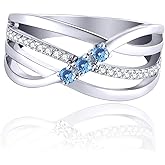 Anello Matrimonio Argento 925 Zirconi Anello Fede Matrimonio In Argento 925 Con Zirconi Taglie 4 10 N 504247 - Foto 3