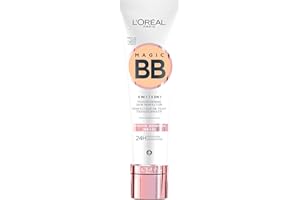L'Oréal Paris - BB Crème C'est Magic - Perfecteur de Teint 5 en 1 - Crème Teintée Hydratante 24H - Tous Types de Peaux - Couvrance Légère et Naturelle - SPF 11 - Teinte : Medium Clair (03) - 30 ml