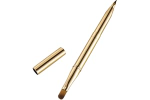 FRCOLOR Pennello Labbra Retrattile Doppio Facciale Pennello Per Trucco Correttore E Rossetto Design Portatile E Igienico Per Viaggi E Regali Di Bellezza