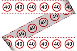 Folat - Taśma Barricade na 40 Urodziny - 15m
