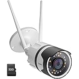 ZOSI Security Camera 1080p HD Night Vision Motion Detection Two Way Audio Home Indoor H.265+ WiFi IP CCTV Camera, Cloud & Loc